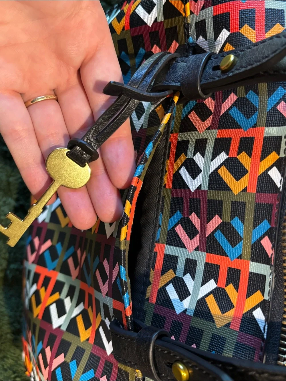 Fossil vibrant geometric